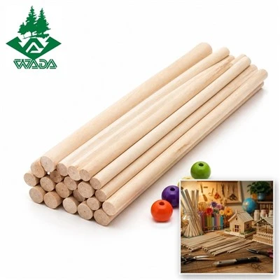 Hout dowel stokken foar ambachten